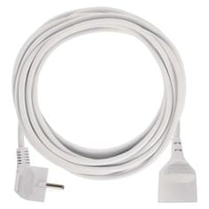 EMOS Predlžovací kábel 7 m / 1 zásuvka / biely / PVC / 1,5 mm2
