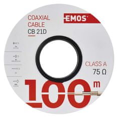 EMOS Koaxiálny kábel CB21D, 100m