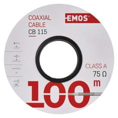 EMOS Koaxiálny kábel CB115, 100m