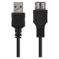 EMOS USB kábel 2.0 A vidlica – A zásuvka 2m
