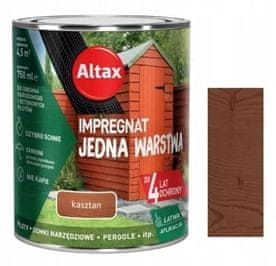 Altax Jednovrstvová hydroizolácia na drevo a betón gaštan 0,75 l