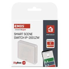 EMOS GoSmart Prenosný ovládač scén IP-2001ZW, ZigBee 3.0, 1-tlačidlový