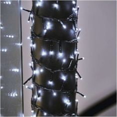 EMOS LED vianočná reťaz – ježko, 12 m, vonkajšia aj vnútorná, studená biela, časovač