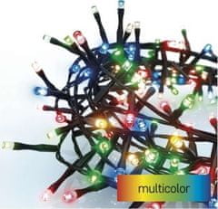 EMOS LED vianočná reťaz – ježko, 12 m, vonkajšie aj vnútorné, multicolor, časovač