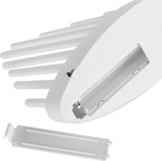 EMOS LED svietnik biely, 24,5 cm, 3x AA, vnútorná, teplá biela, časovač