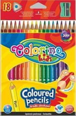 Colorino Pastelky trojhranné s strúhadlom 18 farieb