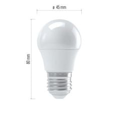 EMOS LED žiarovka Classic Mini Globe / E27 / 4,1 W (32 W) / 350 lm / neutrálna biela