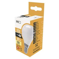 EMOS LED žiarovka Basic Mini Globe / E14 / 6 W (42 W) / 510 lm / teplá biela