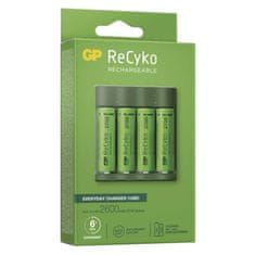 GP USB nabíjačka batérií Everyday B421 + 4AA GP ReCyko 2700