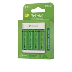 GP nabíjačka batérií Eco E411 + 4AA GP ReCyko 2100