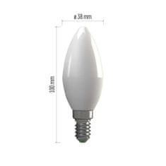 EMOS LED žiarovka Basic sviečka / E14 / 6 W (42 W) / 510 lm / teplá biela