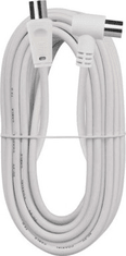 EMOS Anténní koaxiální kabel stíněný 7,5m – úhlová vidlice