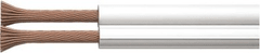 EMOS Dvojlinka netienená 2x1, 5mm biela, 100m