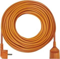 EMOS Predlžovací kábel - spojka, 30m, 3× 1,5mm, oranžový