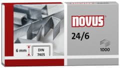 NOVUS Drôtiky do zošívačky 24/6 Standard - 1000 ks