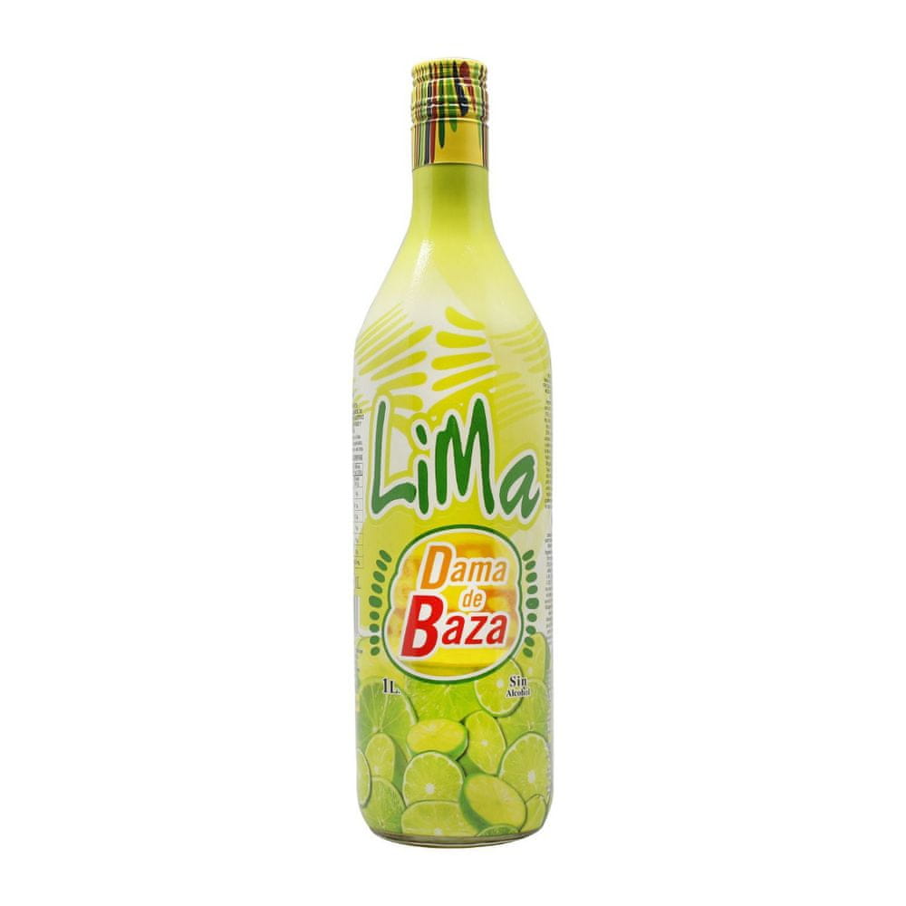 WEBHIDDENBRAND Dama de Baza Lime 1,0L - Koktailový sirup s príchuťou limetky 0,0% alk.