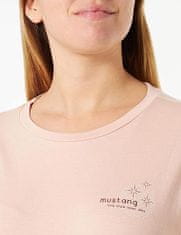 Mustang  Dámske tričko krátky rukáv Alina C Chestprint Ružová S