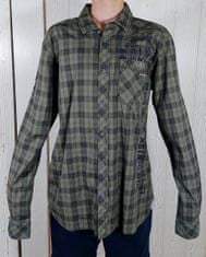 Camp David  Pánska košeľa s dlhým rukávom Šedá XL