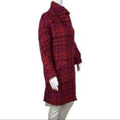 Desigual  Dámsky dlhý kabát CATRINA Bordová/Červená Zimná bunda 36