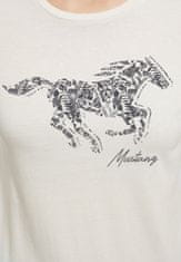 Mustang  Dámske tričko krátky rukáv Alexia C Print Biela/Šedá S