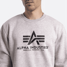 Alpha Industries  Pánska Mikina Basic Hoody Šedá L