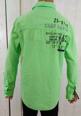 Camp David  Pánska košeľa s dlhým rukávom Zelená L