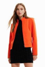Desigual  Dámska bunda FLUOR oranžová Oranžová Prechodná bunda XS