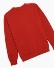 Alpha Industries  Pánska Mikina Basic Sweater Small Logo-C Červená L