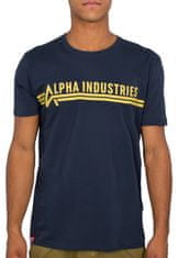 Alpha Industries  Pánske Tričko s krátkym rukávom T Modrá S