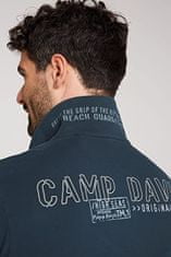 Camp David  Pánska polokošeľa s krátkym rukávom Tmavá modrá M