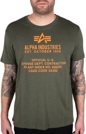 Alpha Industries ALPHA FUNDAMENTAL T tričko pánske-