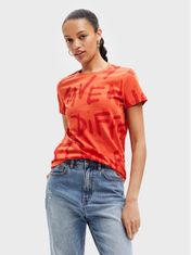 Desigual  Dámske tričko ENYA oranžová Oranžová Tričko s krátkym rukávom XL