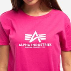 Alpha Industries  Tričko s krátkym rukávom New Basic T Wmn Ružová S