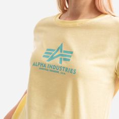 Alpha Industries  Tričko s krátkym rukávom New Basic T Wmn- ZL Žltá XS