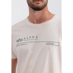 Alpha Industries  Tričko s krátkym rukávom AI Reflective T Béžová M