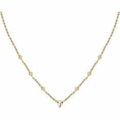 Morellato Slušivý pozlátený náhrdelník s kryštálmi Trilliant SAWY01