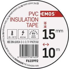 EMOS Izolačná páska PVC 15mm / 10m farebný mix
