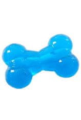 Buster Hračka pes Strong Bone, svetlo modrá, L