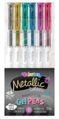Colorino gélové rollery metalické 6 farieb