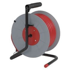 EMOS Predlžovací kábel na bubne 50 m / 4 zásuvky / červený / PVC / 230 V / 1,5 mm2