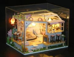 Dvěděti 2Kids Toys miniatúra domčeka Mačacia kaviareň so záhradkou