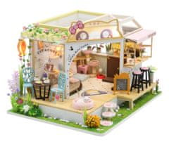 Dvěděti 2Kids Toys miniatúra domčeka Mačacia kaviareň so záhradkou