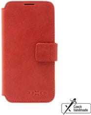 FIXED Kožené puzdro typu kniha ProFit pre Apple iPhone 15 Pro FIXPFIT2-1202-RD, červené