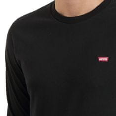 Levis  Pánske Tričko s dlhým rukávom LS Original Logo Tee Čierna M