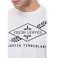 Levis  Pánske Tričko s krátkym rukávom Fresh Leaves Tee x Justin Timberlake Biela L