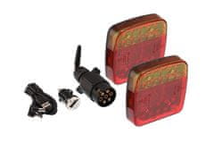 Carmotion Sada bezdrôtových magnetických LED svetiel, vysielač 7-pin, Carmotion