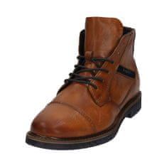 BUGATTI Pánske kožené členkové topánky 3318373A4100-6300 (Veľkosť 44)