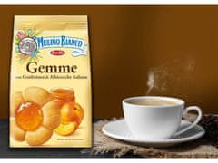MULINO BIANCO Gemme - Krehké sušienky s marhuľovou náplňou 200g, 6