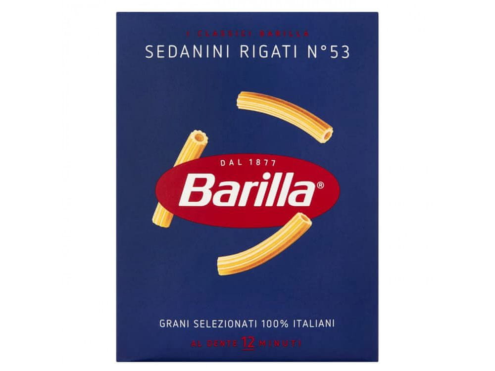 Barilla BARILLA Sedani Rigati - Talianske cestovinové trubičky 500g 1 balení