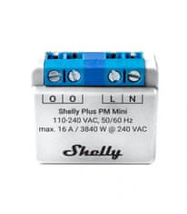 Shelly Shelly Plus PM Mini - modul na meranie spotreby do 16A (WiFi, Bluetooth)